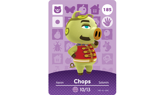 Aaron's Amiibo Card - Animal Crossing New Horizons