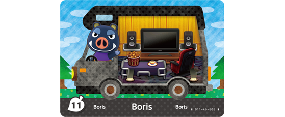 Boris Amiibo Card - Animal Crossing New Horizons